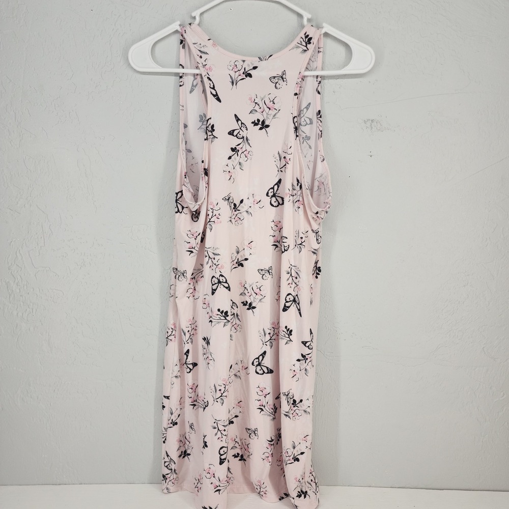 Laura Ashley Small | Pink Butterfly Floral Robe and Nightgown Set Sleepwear - Picture 4 of 6